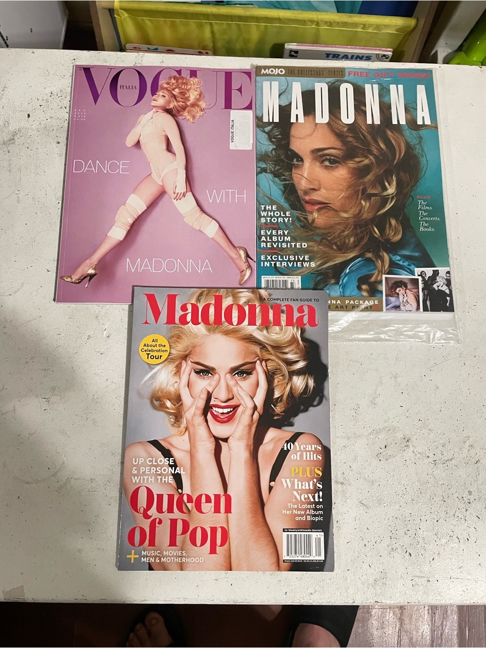 Madonna Magazine Collection - Pink, Teal & Gray Covers